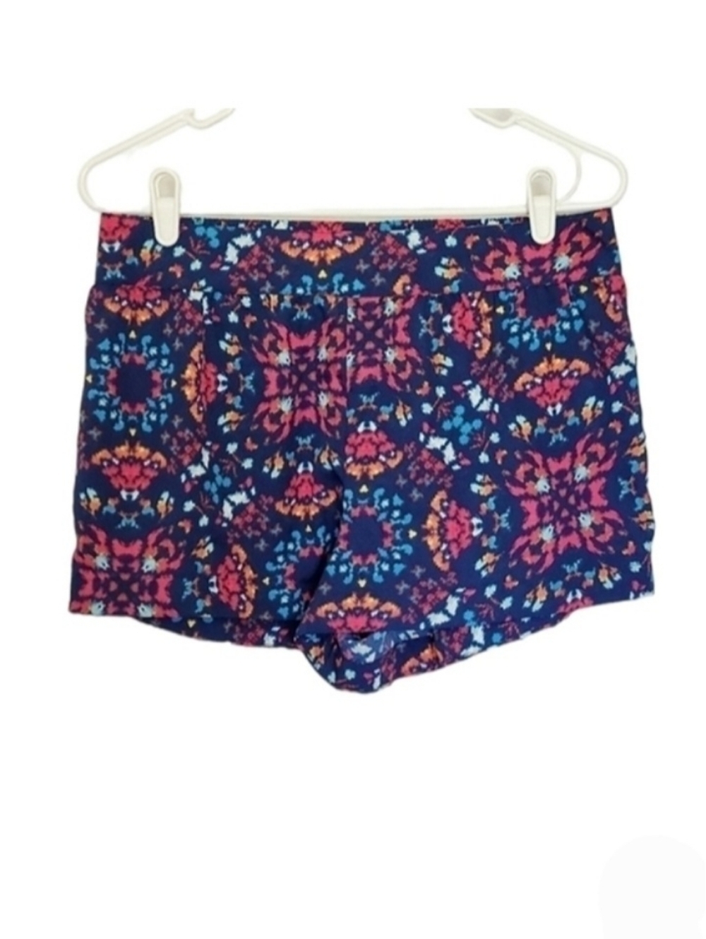 1234 * City Street Kaleidoscope Multi Color Shorts Size M Bohemian Festival